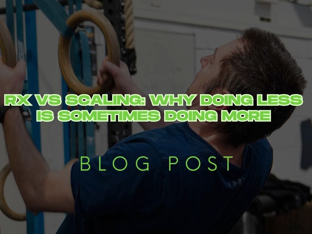 RX vs Scaling: Why Doing Less is Sometimes Doing More
