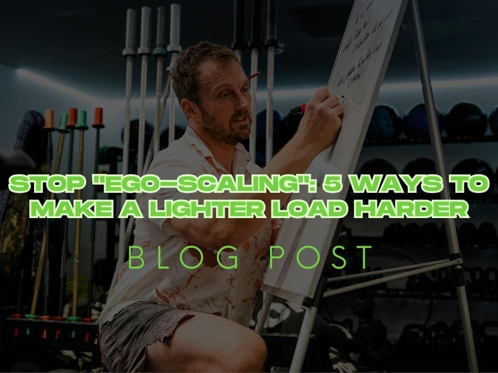 Stop "Ego-Scaling": 5 Ways to Make a Lighter Load Harder