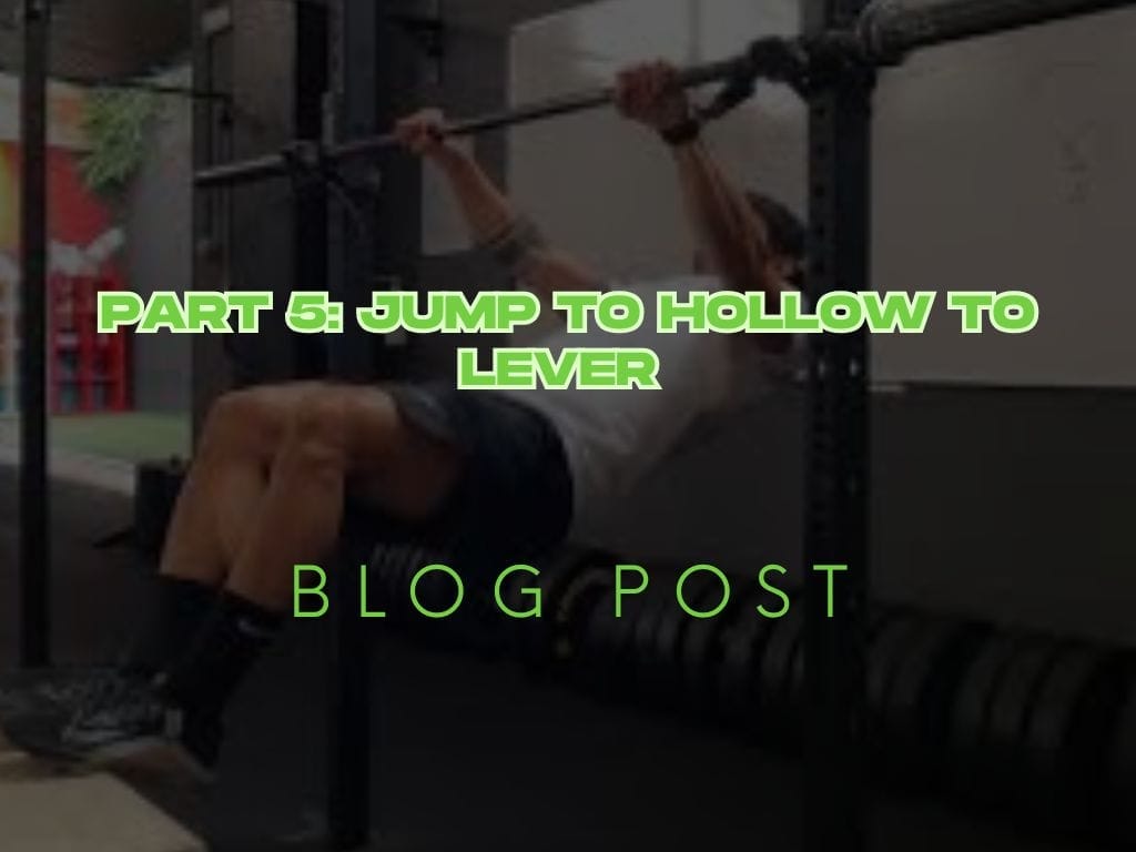 Mastering the Kip Swing Part 5: The Huge Lever