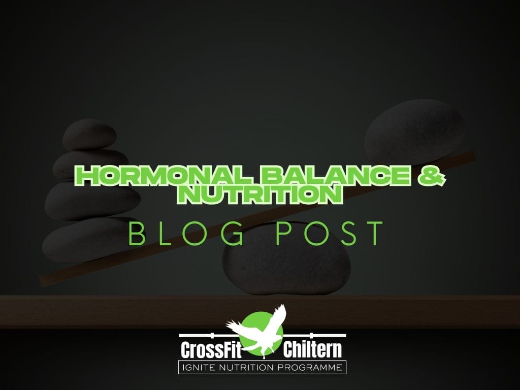 a balanced stone balance with green text