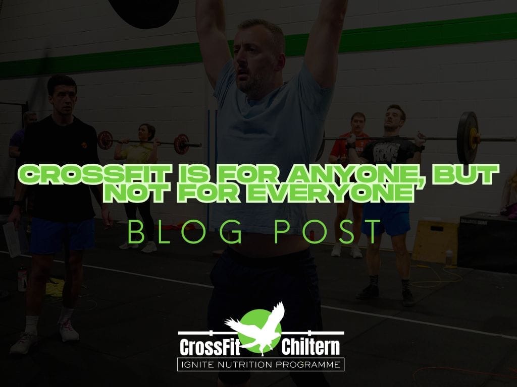 CrossFit is for Anyone, but not for Everyone: The Mental Game of Training