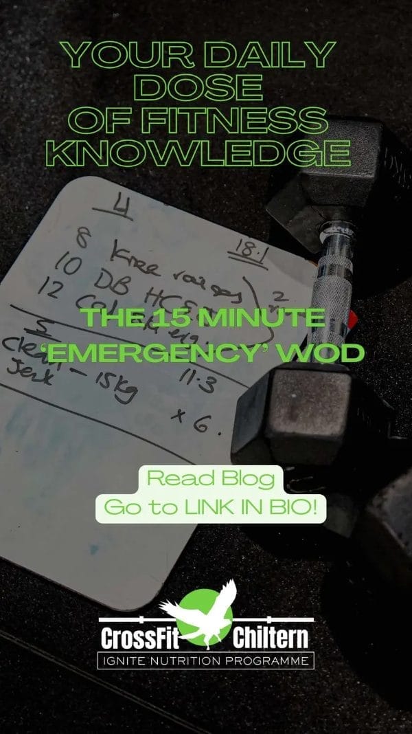 The 15-Minute "Emergency" WOD: Protecting Your Consistency Streak