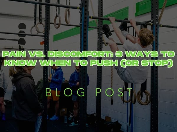 Pain vs. Discomfort: 3 Ways to Know When to Push (or Stop)