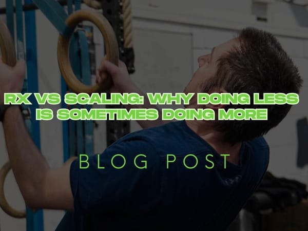 RX vs Scaling: Why Doing Less is Sometimes Doing More