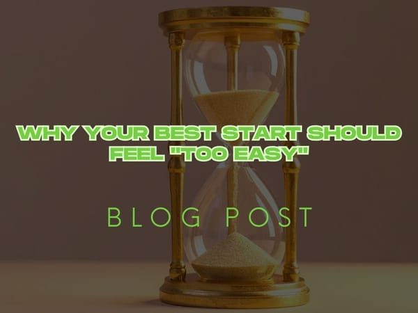 The 90-Day Paradox: Why Starting Slow is the Secret to Success