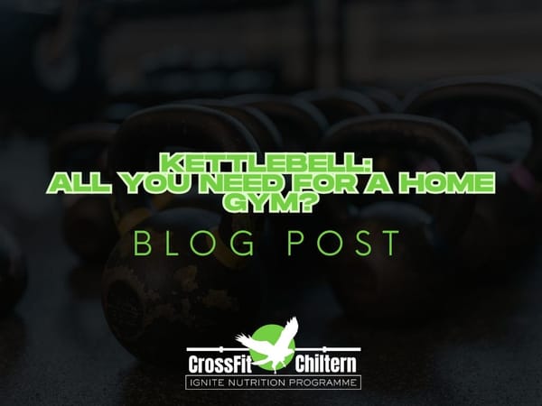 Kettlebell: All you need for a home gym??