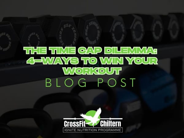 The Time Cap Dilemma: 4 Ways to Win Your Workout